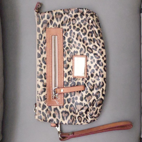 Cavalcanti Leopard Print Wristlet - Picture 1 of 6